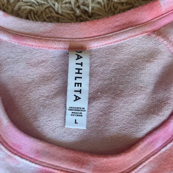 Athleta Mindset Sweatshirt in Positive Latitude Pink Women’s Size Large - Image 2