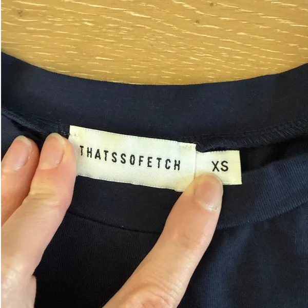 Thats So Fetch Series 10 Baby Tee Size XS in Navy Blue - Image 2