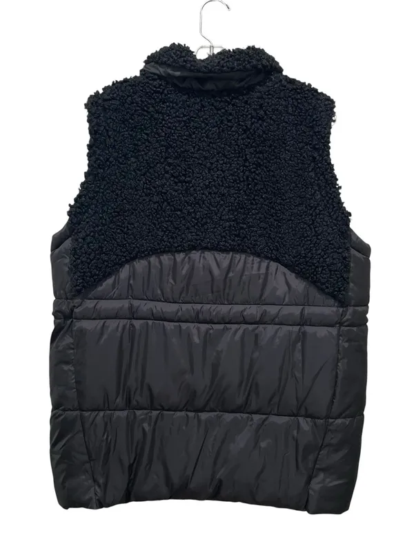 Tribal Jeans Breckenridge Sherpa Puffer Vest Black Womens Size Large Zip Up - Image 6