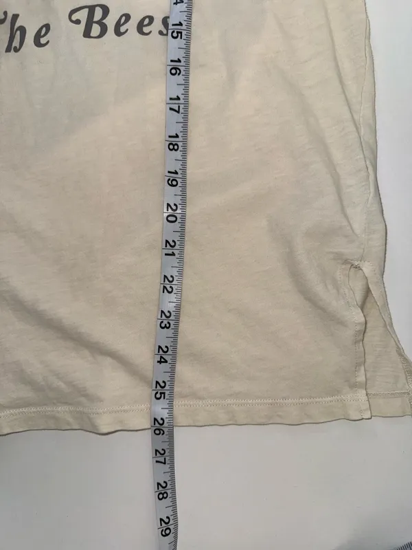American Eagle Save The Bees Graphic Tee Cream Oversized Short Sleeve - Image 10