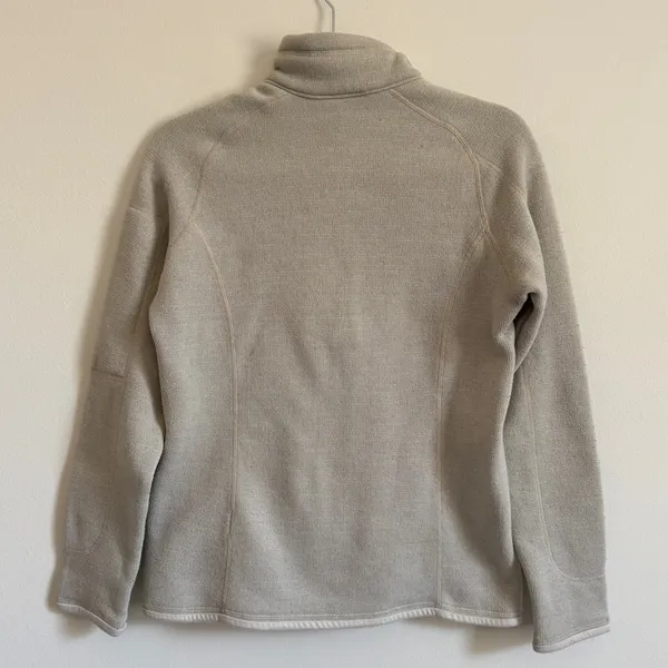 Patagonia Better Sweater Cream 1/4 Zip Pullover Fleece Jacket Women’s Size Small - Image 7