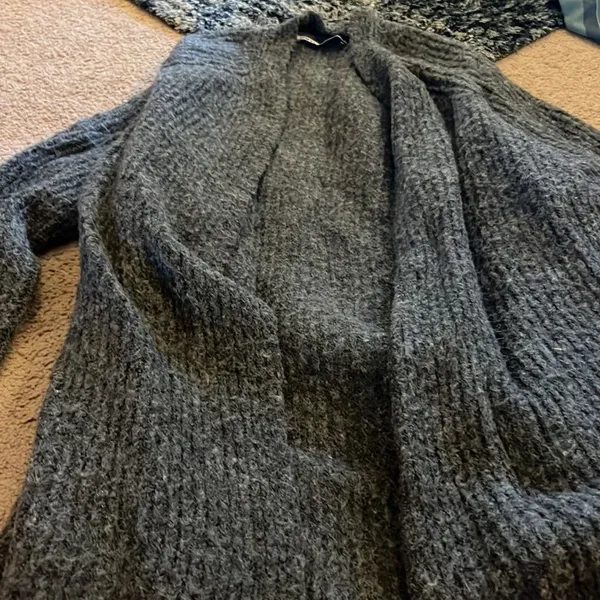 ‎Zara grey cardigan small - Image 5