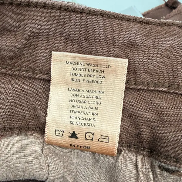 Ceros Jeans Womens SZ 30 NWT Phoenix High Rise Flare Distressed Mocha Denim Crop - Image 15