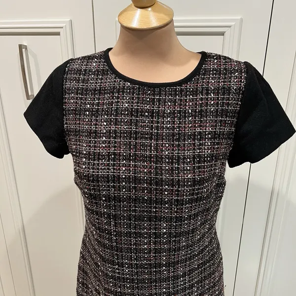 Banana Republic Women's Tweed Sheath‎ Dress Academia Preppy School Girl - Image 2