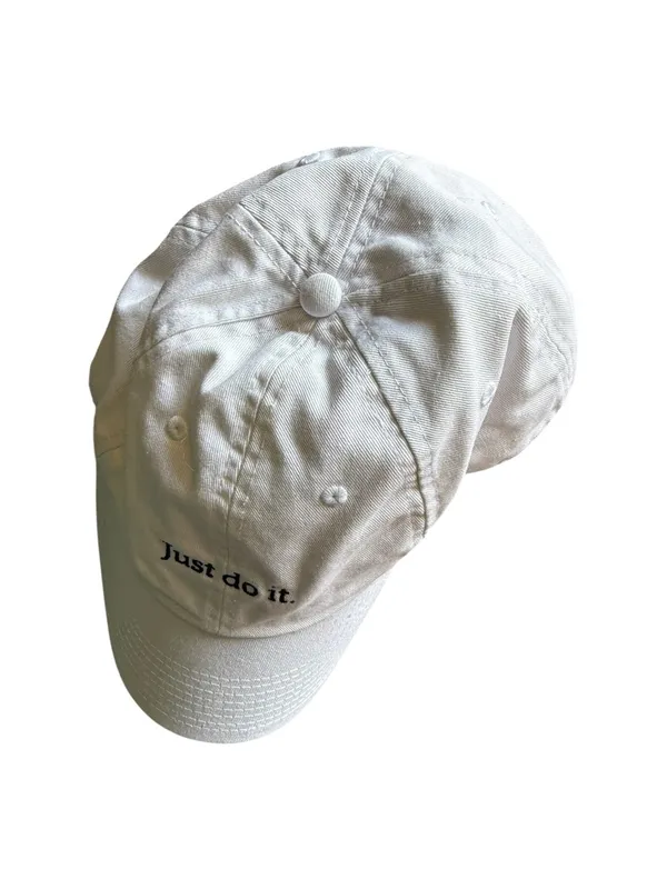 Nike Just Do It White JDI Cap Athletic Athlesure - Image 3