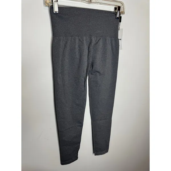 NVGTN Grey Seamless High Waist Contour Leggings Size S Gym Workout Yoga Pants - Image 5