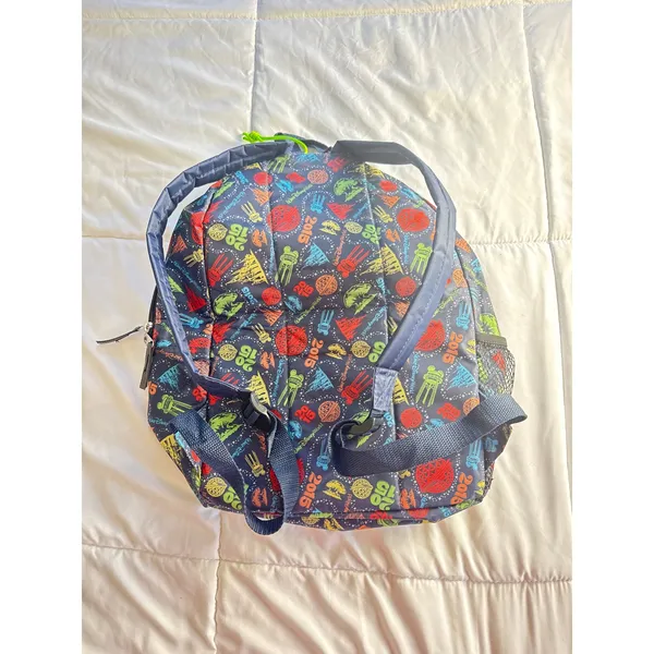Walt Disney World 2015 Mickey Mouse Backpack Blue Multicolor Disney Parks - Image 3