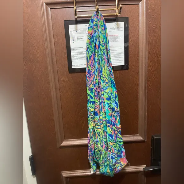 Lilly Pulitzer Multicolor Patterned Scarf - Image 3