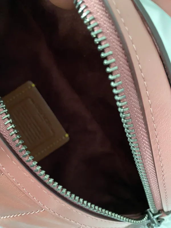 Coach Chain Belt Bag With Quilting - Image 6