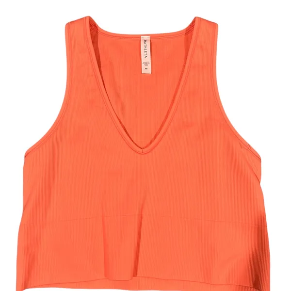 Athleta Aurora Seamless Crop Ribbed Tank -M - Image 5