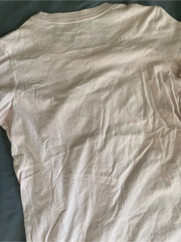 Converse Light Pink Tee with Metallic Silver Star - Image 6