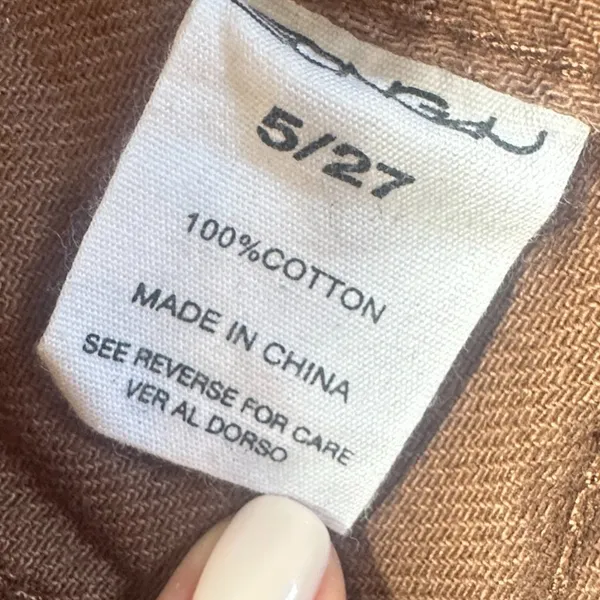 SONG4U Terracotta Brown Boyfriend Style Trousers Pants Size 5/27 - Image 13