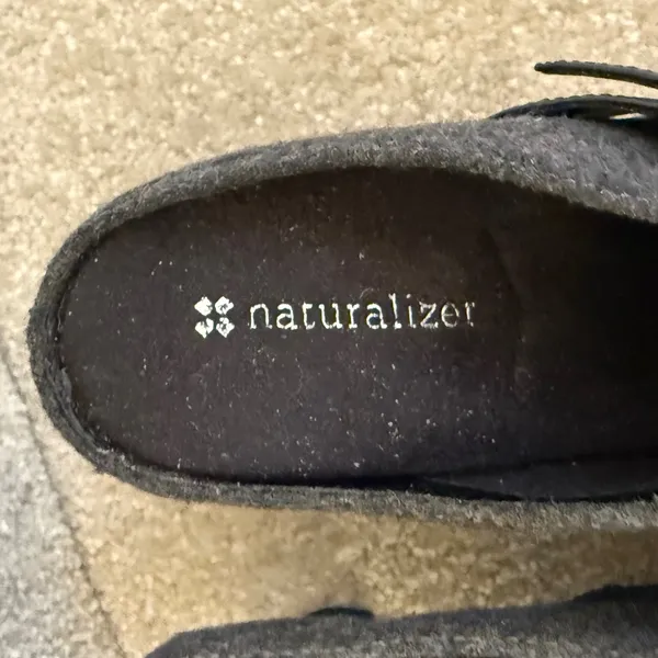 Naturalizer Women's Gray Wool Blend Buckle Mule Heels Size‎ 7.5 M - Image 3