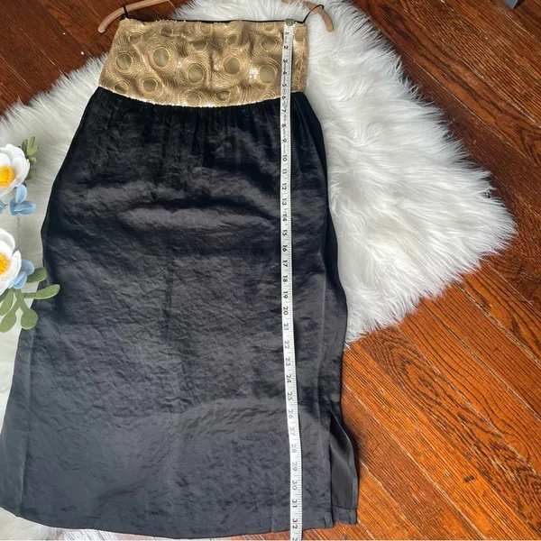 Glam Gold & Black Sequin Strapless Dress NWOT - Image 8
