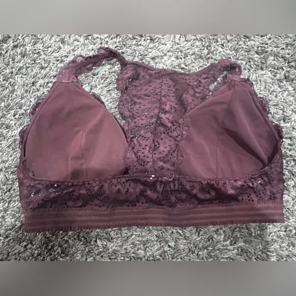 Maurices Lace Bralette in Dark Brown - Image 2