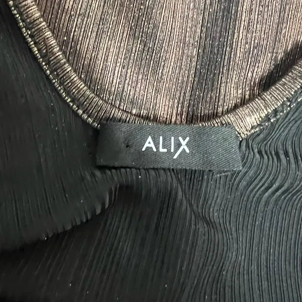 Alix Keen‎ Lame Bodysuit revolve XS bronze - Image 6
