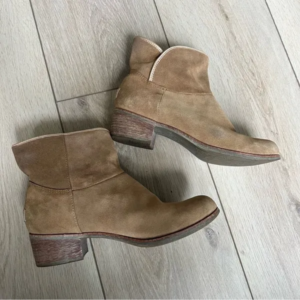 UGG Australia Darling Suede Ankle Boots Chestnut Size 11 - Image 7