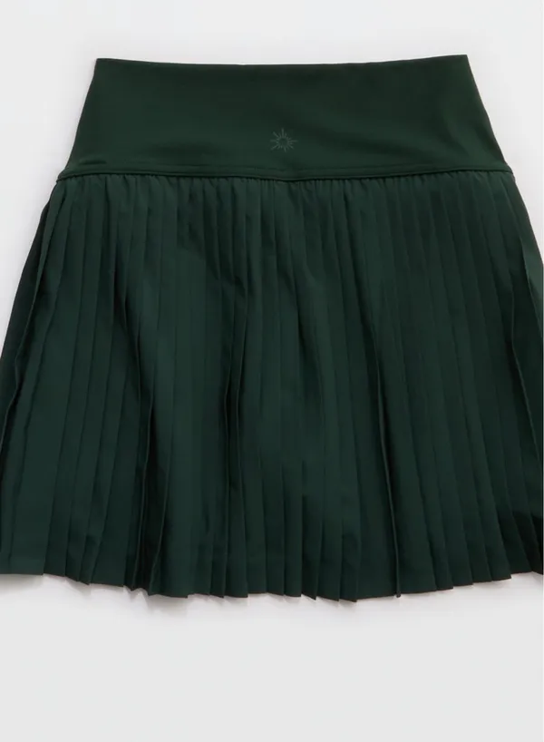 Aerie Blue Pleated Skirt - Image 3
