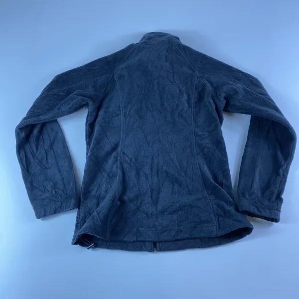 Columbia Jacket Womens‎ Small Black Full Zip Fleece Sweater Zip Pockets Ladies - Image 4