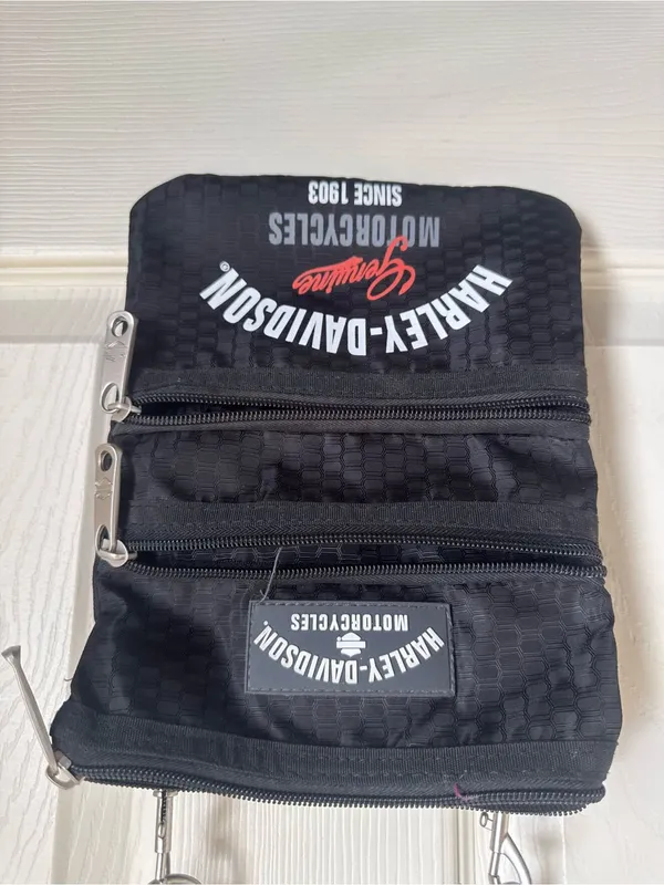 Harley Davidson Small Lightweight Crossbody Bag Black - Image 3