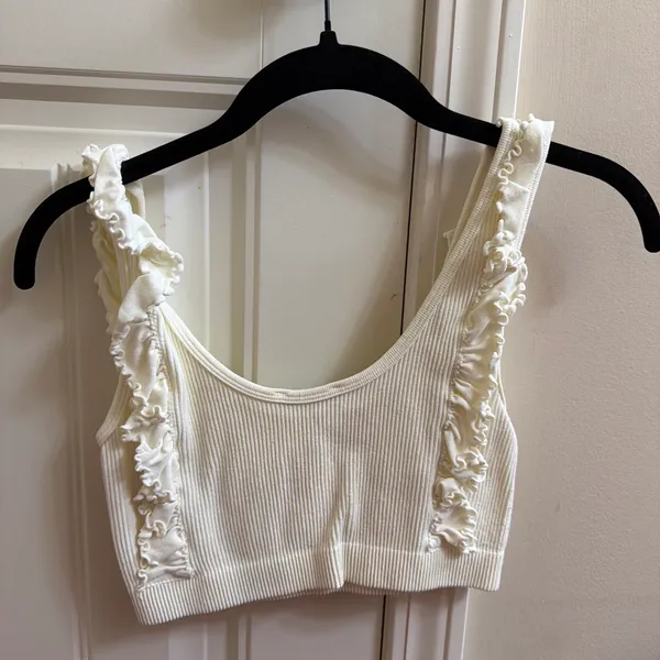 Zara crop top cream  - Image 2