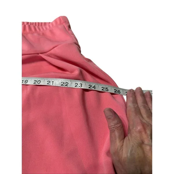 Ashley Stewart Pleated Athletic Knit Tennis Skirt/Skort Sz L 14/16 Coral NWT - Image 6
