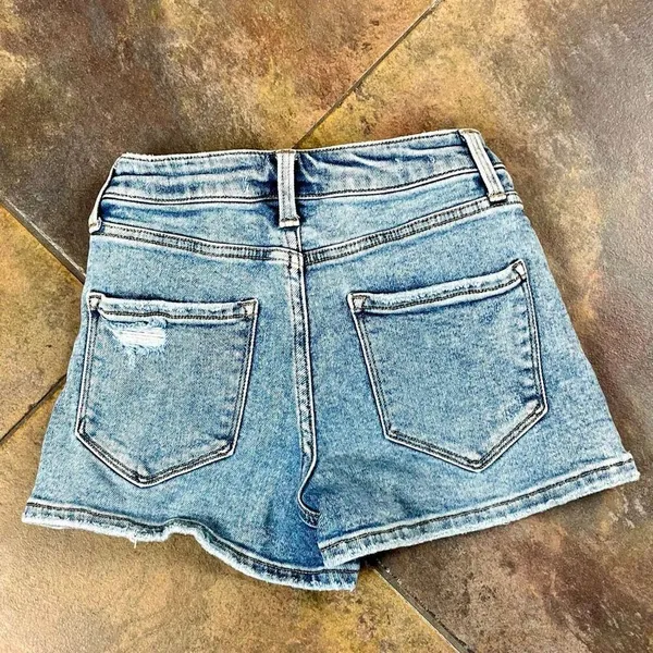 Vervet Flying Monkey Distressed Denim Shorts 24 Women’s 0 - Image 9