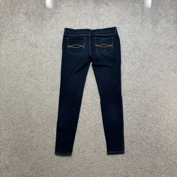 Abercrombie & Fitch Dark Indigo Perfect Stretch Skinny Jeans - Image 5