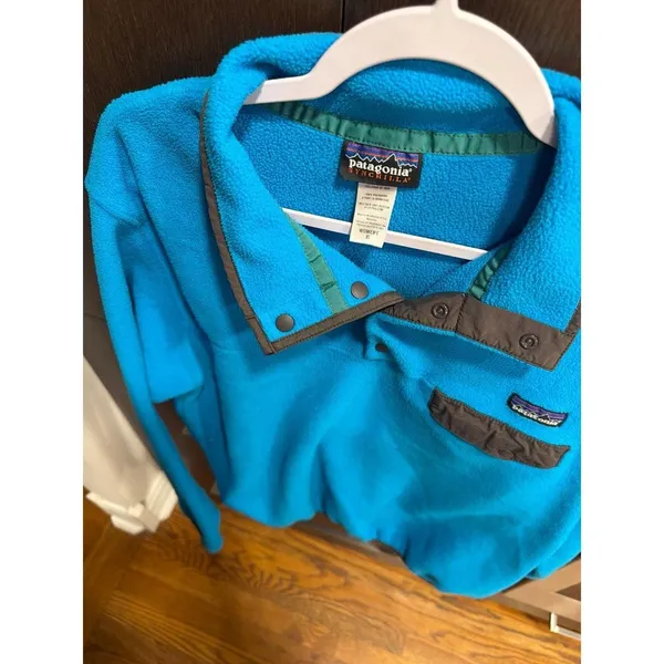 Patagonia Lightweight Synchilla Snap-T Pullover blue women's XL - Image 2
