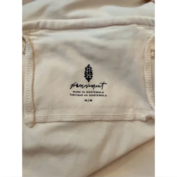 Free People Movement Hot Shot Tunic Dress Cream Oversized M Boho - Image 15