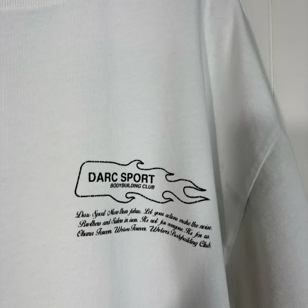 Darc Sport Ohana Forever White Wolf Graphic Oversized Limited Edition Tee Large - Image 3