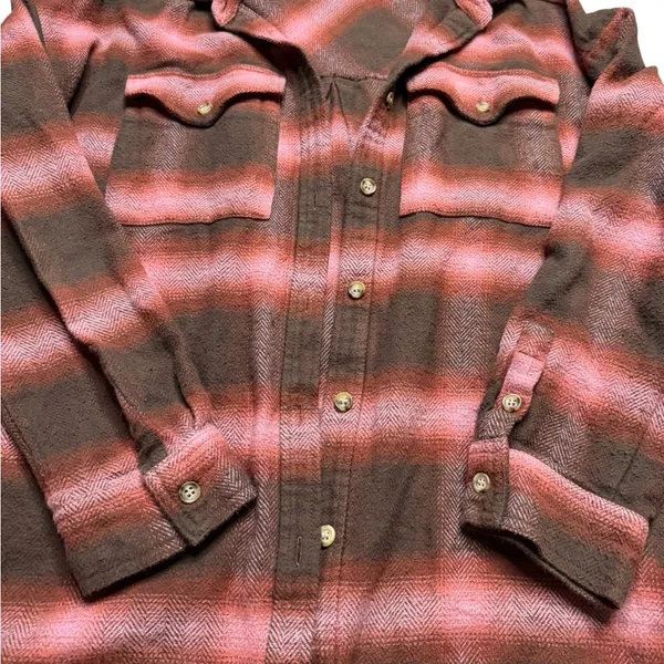 BP Women’s‎ Plaid Flannel Button Up Shirt Long Sleeve Casual Small - Image 2