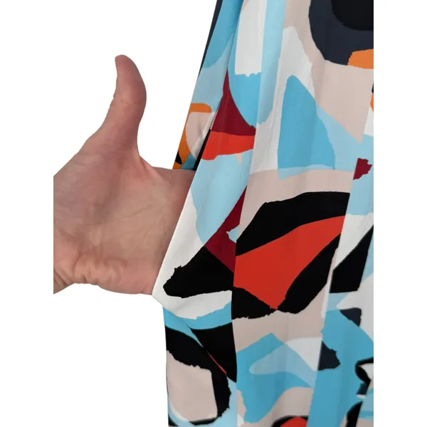 NWT Anthropologie Women's Breezy Wide Leg Jumpsuit Geometric Print Size‎ Small - Image 11