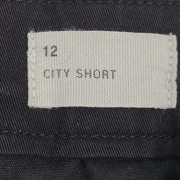 GAP Black 3” Inseam Cuffed Hem Cotton Stretch City Shorts Size 12 - Image 3