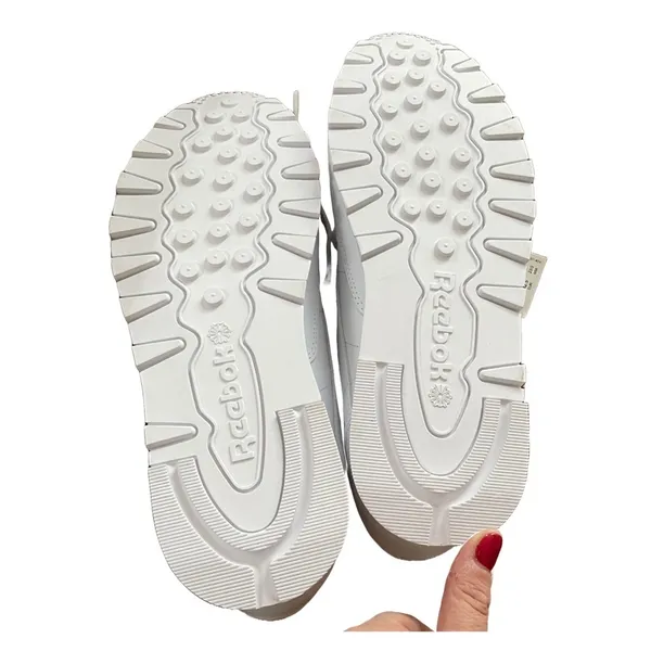 Reebok White Leather Classic Shoes Size 11 New‎ With Tags - Image 2
