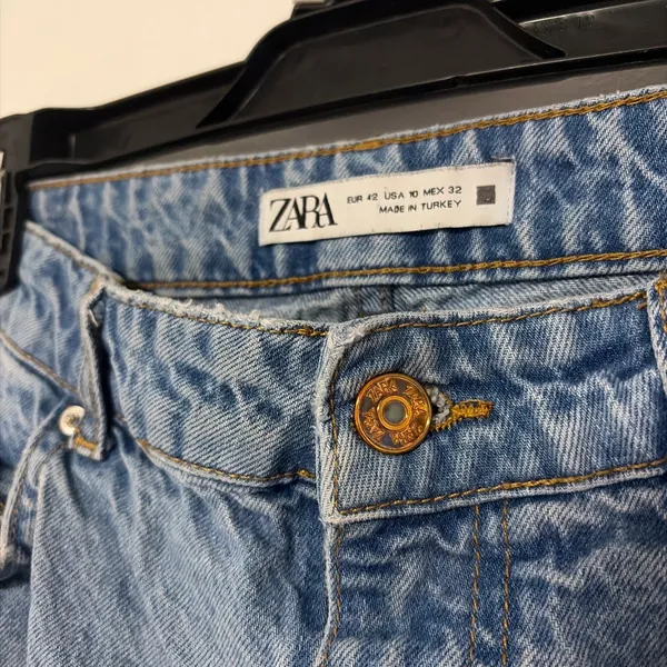 ZARA Straight high rise jeans - Image 2