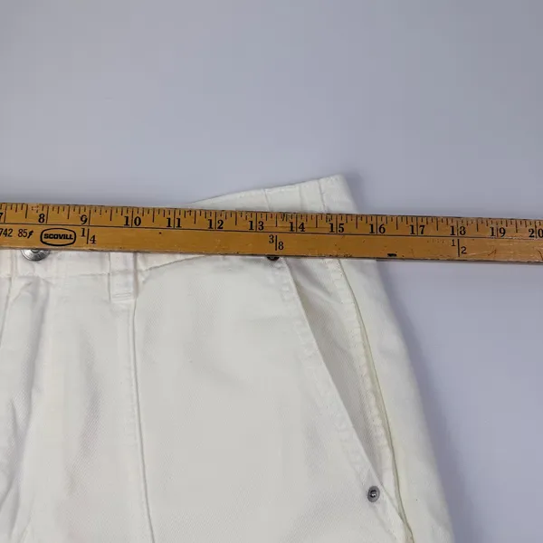 NWT Madewell Wide Sweep Trouser Denim Jeans Cream Size 27 Wide Leg Spring Summer - Image 14