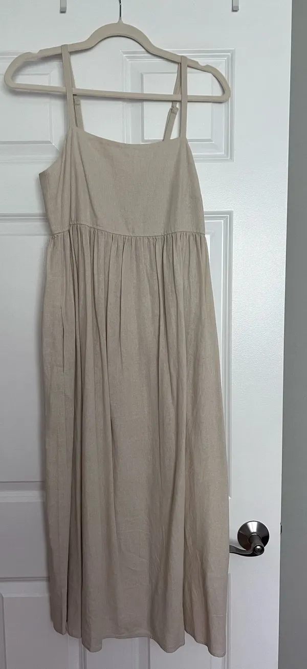 Treasure & Bond Oatmeal Midi Sundress - Image 2