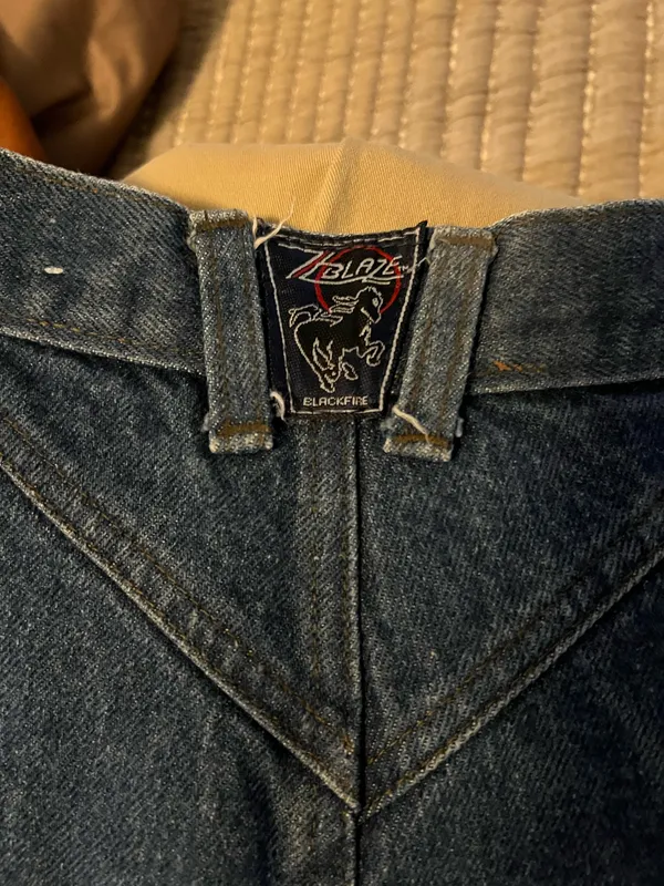 Vintage jeans Blue Size 2 - Image 4