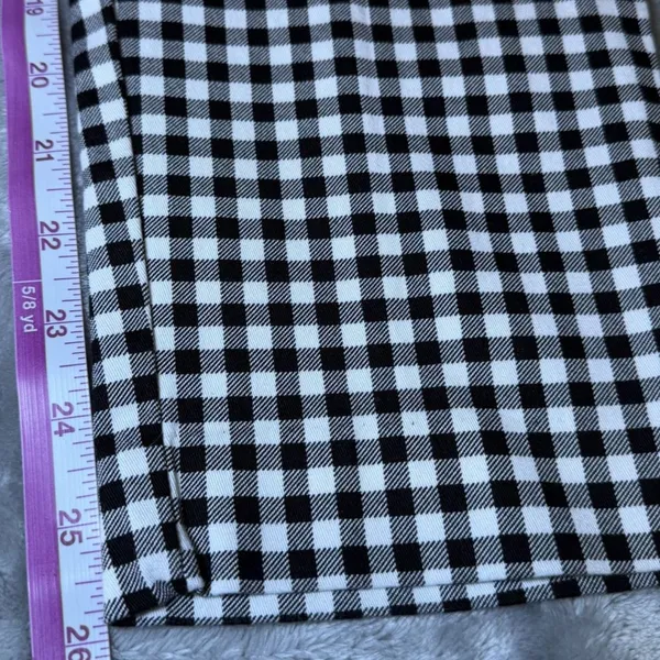 Old Navy Womens Size 14 Black White Gingham Check Skinny Ankle Pants Stretch - Image 13