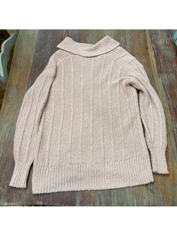 Anthropologie Pilcro Baby Pink V Neck Sweater XS - Image 10