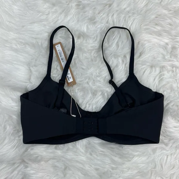 Skims Fits Everybody Unlined Demi Bra Onyx Size 32D - Image 4