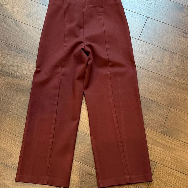 Banana Republic Pull On Burgundy Pants Size Medium C4-114 - Image 5