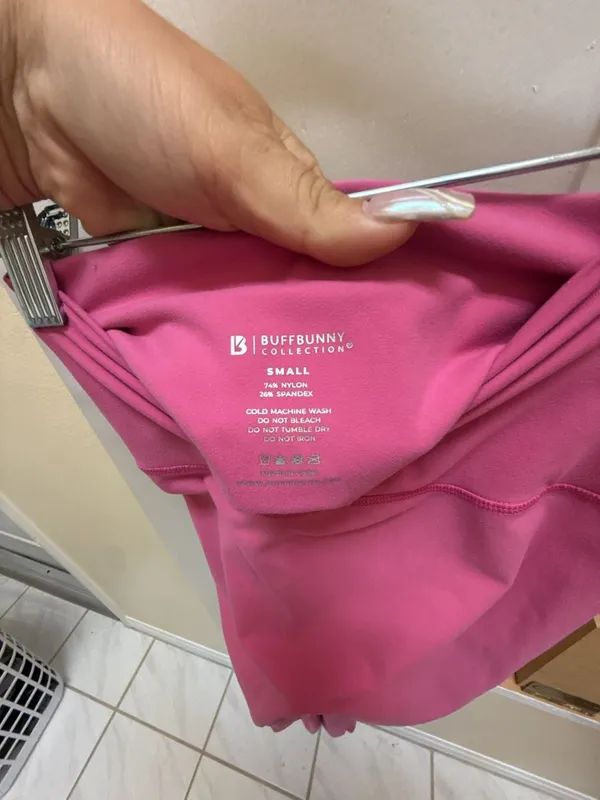Buffbunny Collection High Waisted Leggings Pink Size Small - Image 2