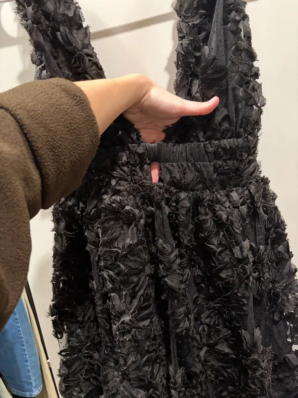 Black Mini Dress Size M - Image 4