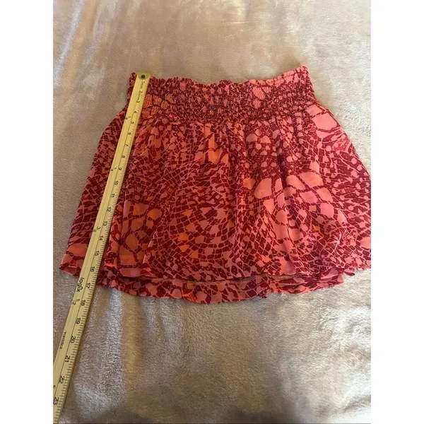 NWT Kensie Elastic Waist Skirt Size M Tall Beach Coral - Image 15
