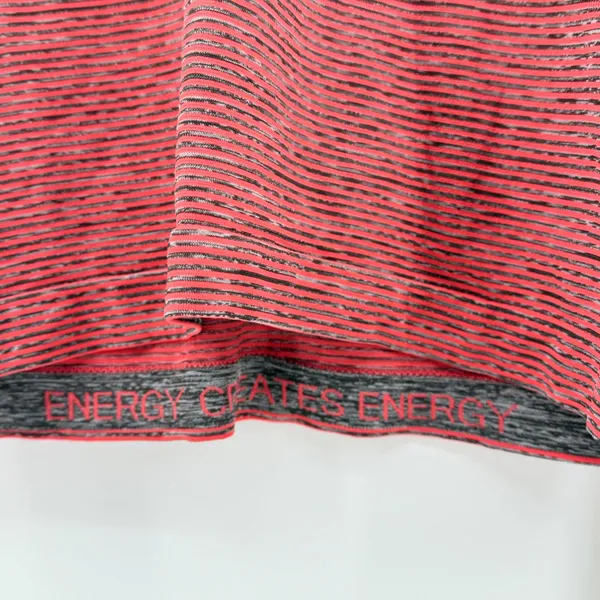Lululemon Swiftly Tech Long Sleeve Shirt 2.0 Race Length Red Black Stripe 10 - Image 3