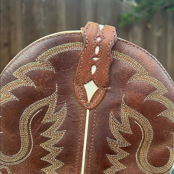 Justin Boots Gypsy Womens Brown Leather Cowgirl Western Boot Round Toe 7B Country - Image 16