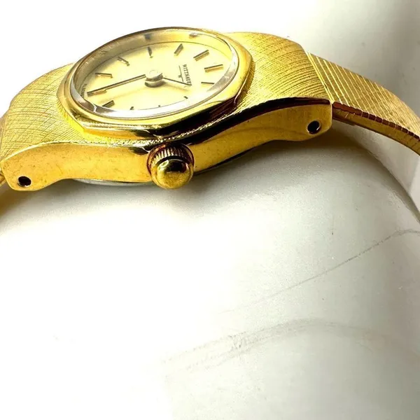 Wittnauer gold tone vintage watch - Image 3
