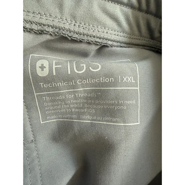 Figs Zamora Jogger Scrub Pant Cement Size XXL - Image 7